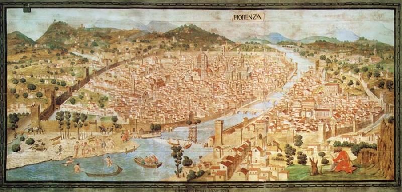 unknow artist View of Florence